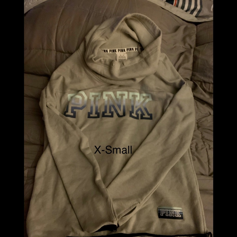 Vs pink cowl neck sweatshirt